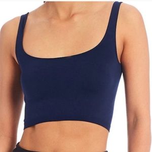 New! Free People Intimately Scoop Neck Crop Top Navy